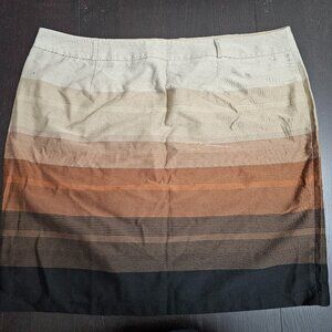 Roz and Ali multicolor knee length Woman's Skirt Size 24